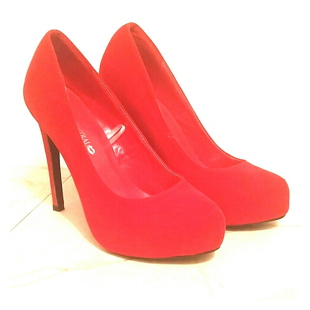 Red Heels With Gold Studs